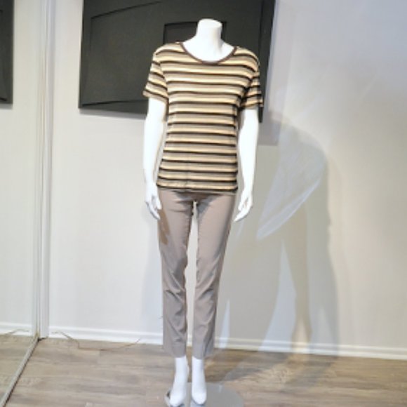 Vintage Mixie Stripe Liquid Jersey Tee - Picture 2 of 7